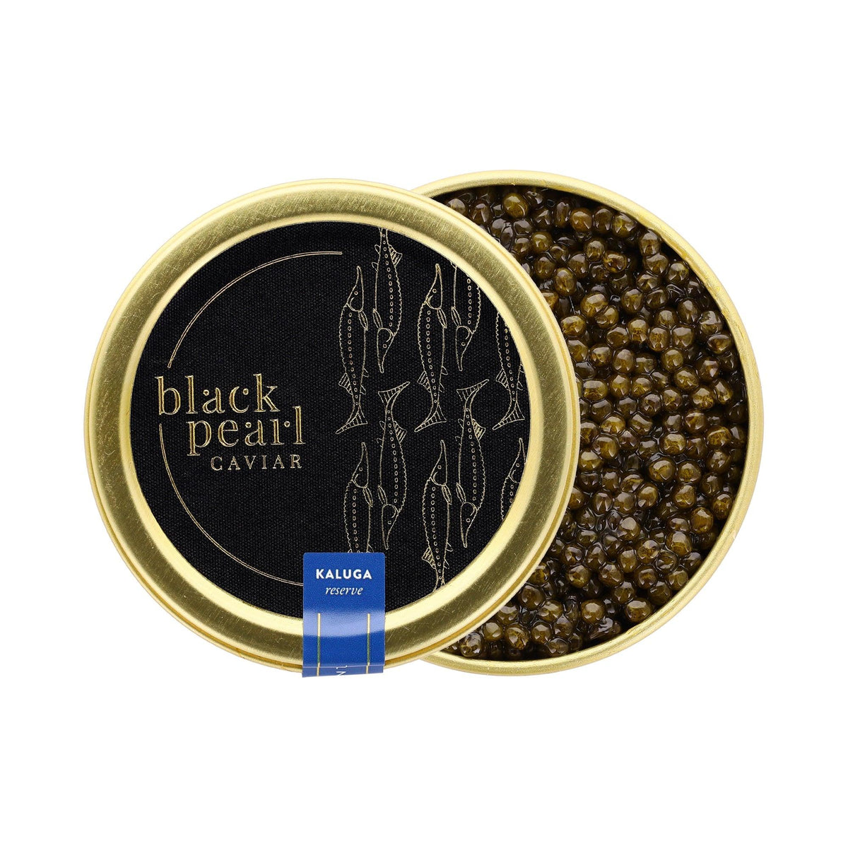 medium size caviar, good value for money, mild nutty taste, green to brown color