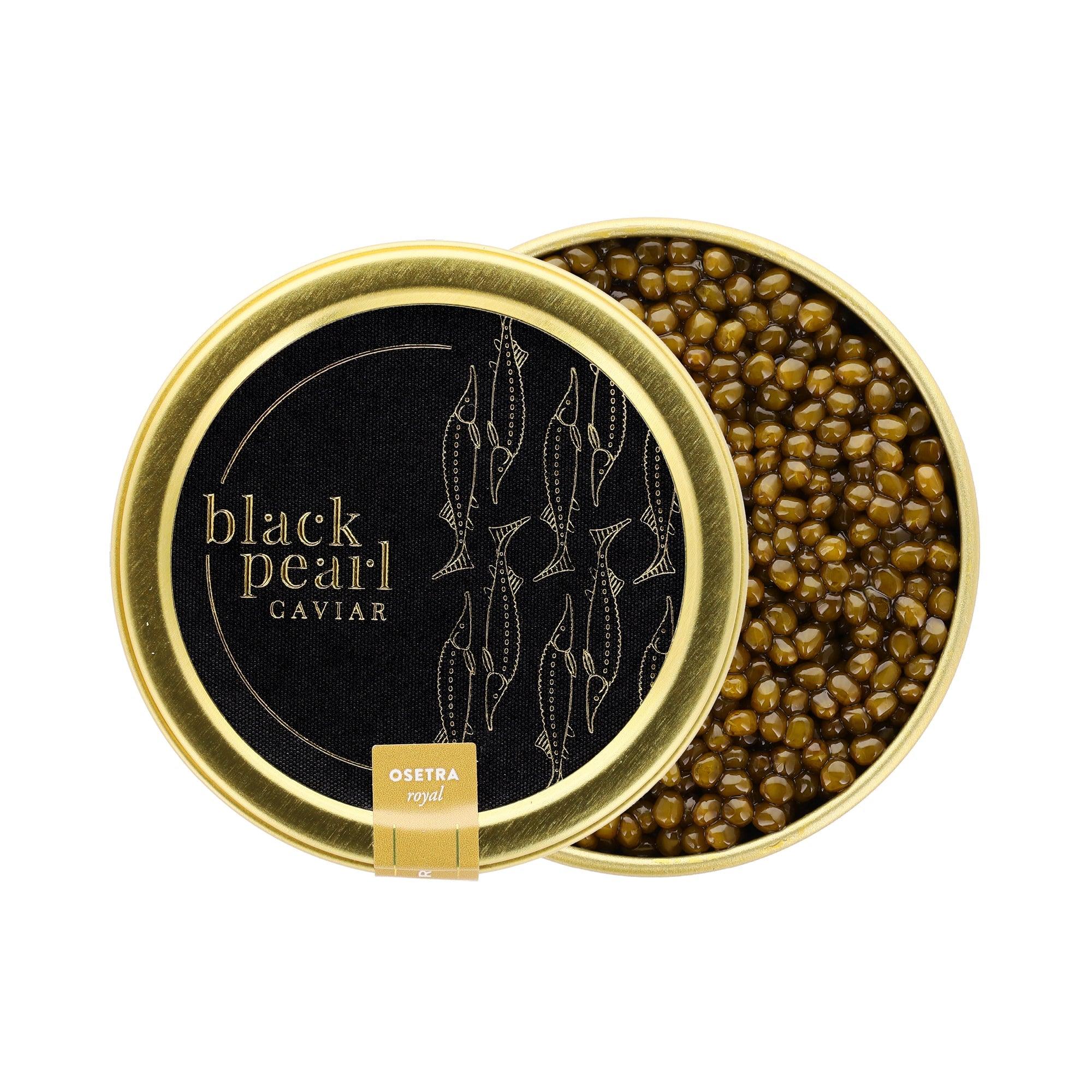 medium size caviar, amber to gold color, creamy flavors, chef's favorite