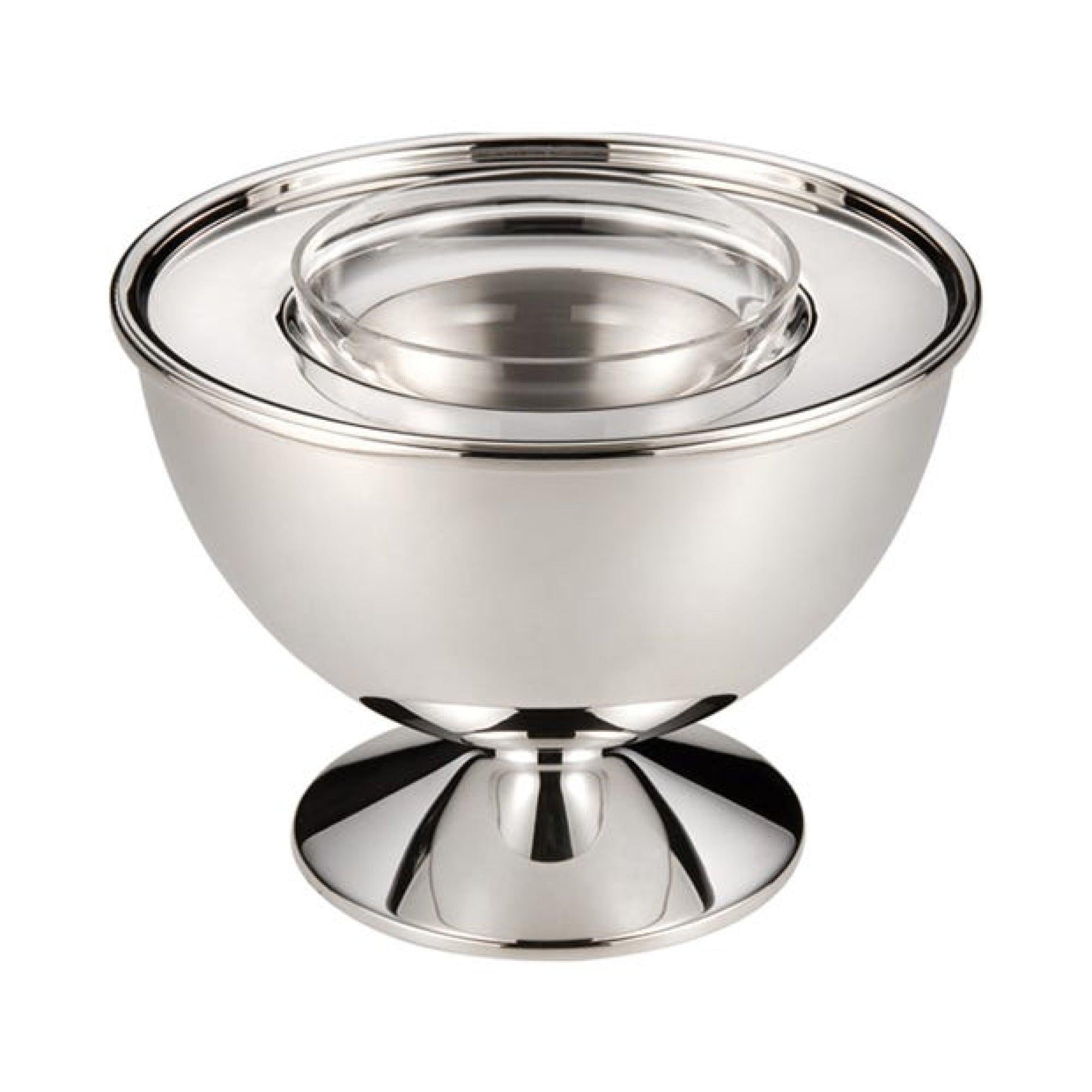 Silver Plated Caviar Server - Petrovich Caviar 