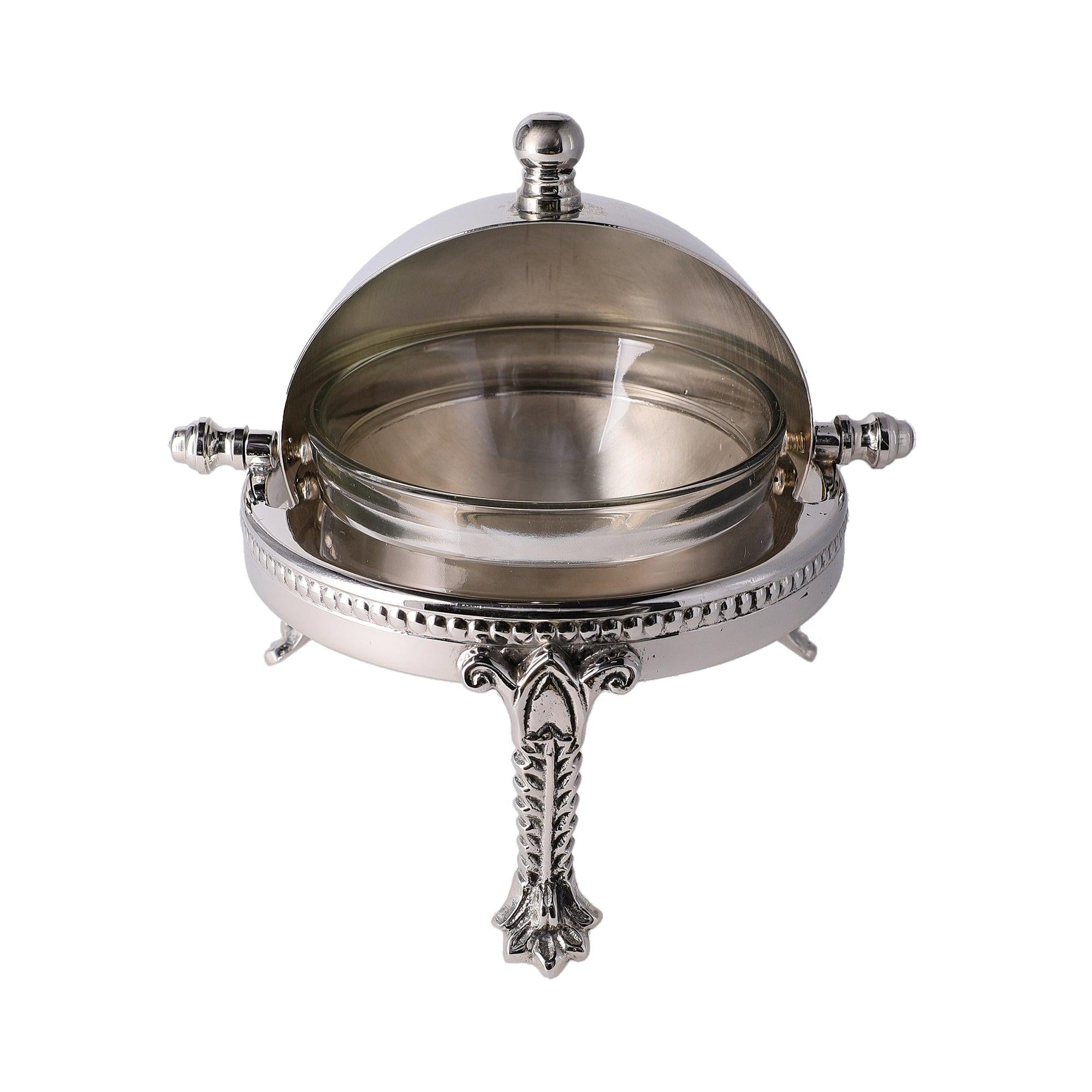 Silver Plated Caviar Server - Petrovich Caviar 